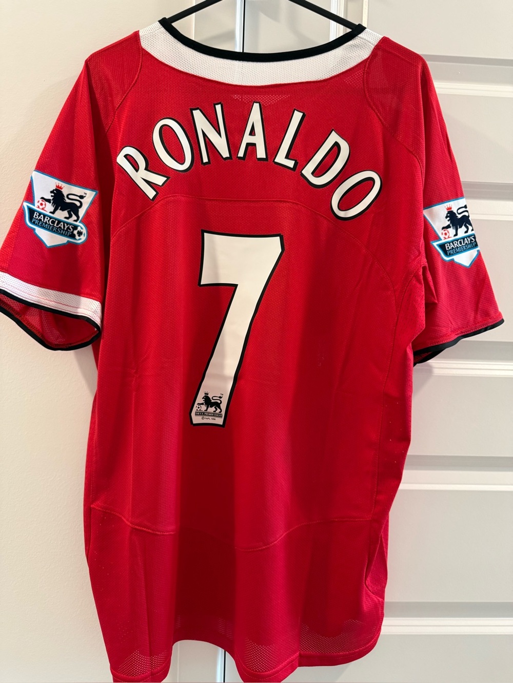 NWT Nike 2005-2006 Manchester United Ronaldo Home Retro Soccer Jersey XXL